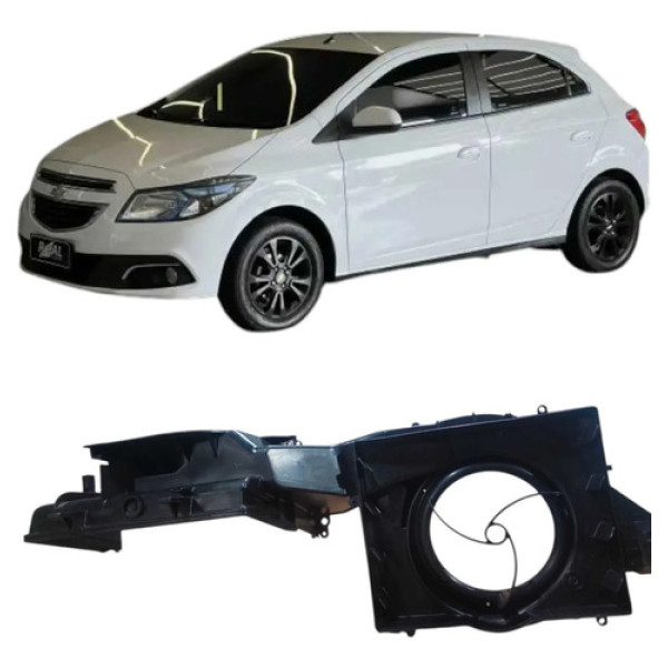 Lateral Caixa Ar Chevrolet Onix 2014 1.0 Original  Preto