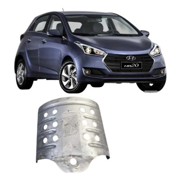 Defletor Calor Catalisador Hyundai Hb20 1.0 3c 2014-2019 