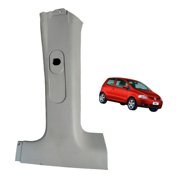 Moldura Coluna Central Esquerdo 2p Vw Fox 2003 A 2010