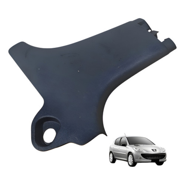 Acabamento Central Dir Peugeot 207 2008 2009 2010 11 Preto