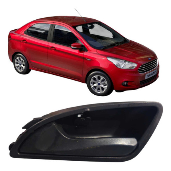 Maçaneta Dianteira Esquerda Ford Ka 1.0 3c 2018-2021 82611hr Preto Dianteira