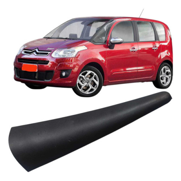 Acabamento Interno Porta Traseira Esquerdo C3 Picasso 2014 Preto