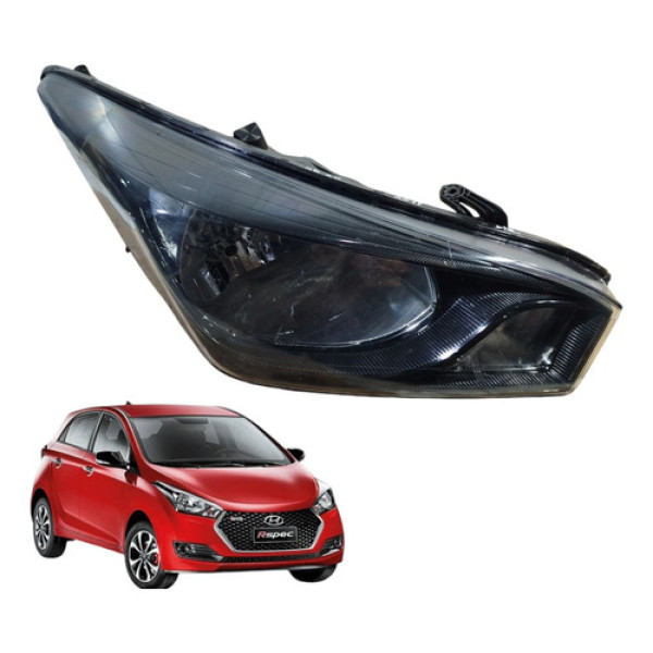 Farol Dianteiro Direito Hyundai Hb20 2012 A 2023 81511515980 Direito/passageiro