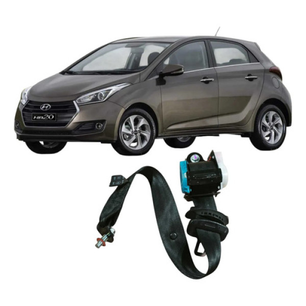 Cinto Segurança Traseiro Esquerdo Hyundai Hb20 2022 Original