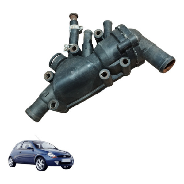 Válvula Termostática Ford Fiesta Ka 2003 1.0 Zetec 8v