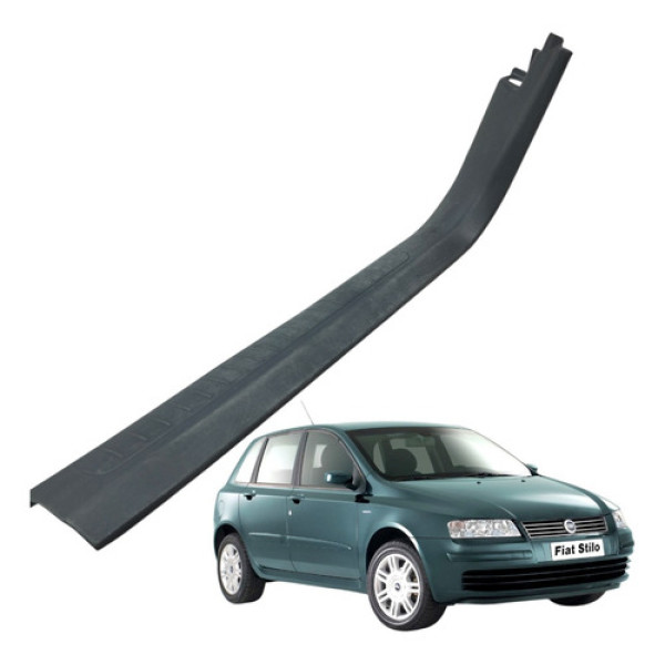 Acabamento Soleira Dianteira Direita Stilo 1.8 4p 2007a 2009 Preto