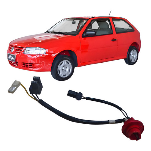 Chicote Soquete Lanterna Traseira Esquerdo Volkswagen Gol  .