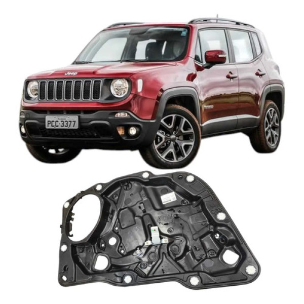 Suporte Máquina Vidro Dianteiro Esquerdo Jeep Renegade 2015