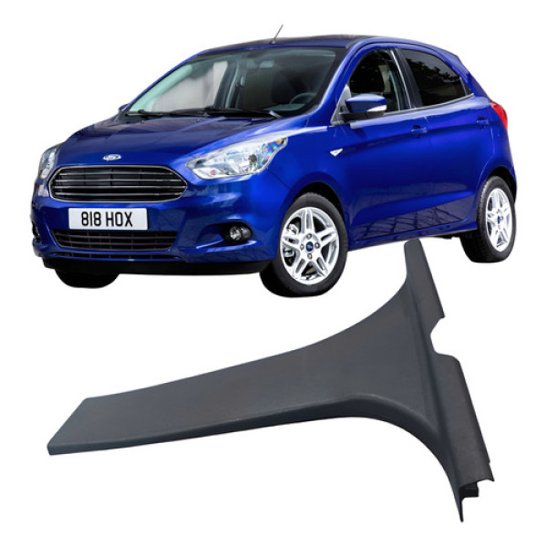 Acabamento Coluna Central Lado Esquerdo Ford Ka 2017-2021  .