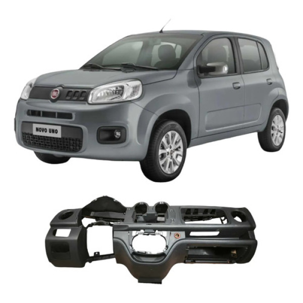 Capa Painel Tabelier Fiat Uno 2014 1.0 Original Preto