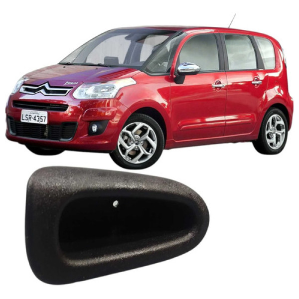  Puxador Porta Traseiro Direito C3 Picasso 2014 9671188177  Preto