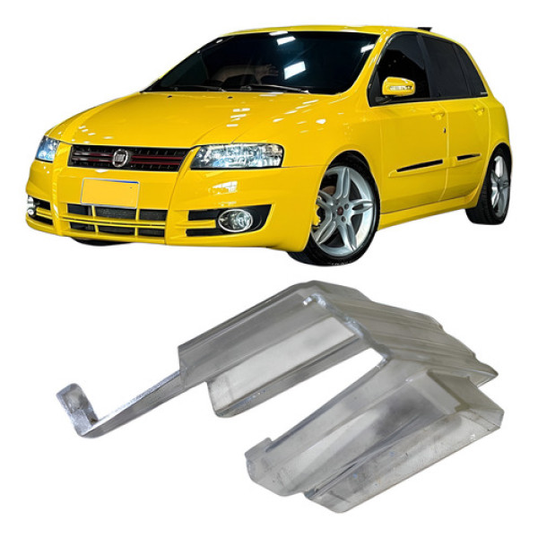 Lente Transparente Lanterna Traseira Direito Fiat Stilo 2009 Vermelho