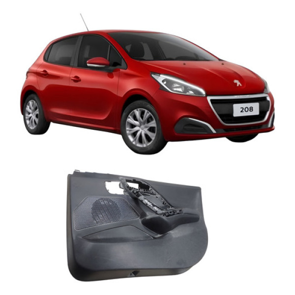 Forro Dianteira Direita Peugeot 208 2019 1.2 3c 839277  Preto Listras
