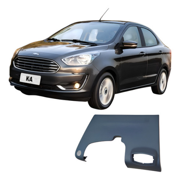 Acabamento Chave Farol Ford Ka 2018 1.0 3c Branco Branco