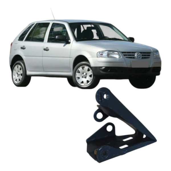 Suporte Cinto Traseiro Esquerdo Volkswagen Gol 2005 37385785 Prateado