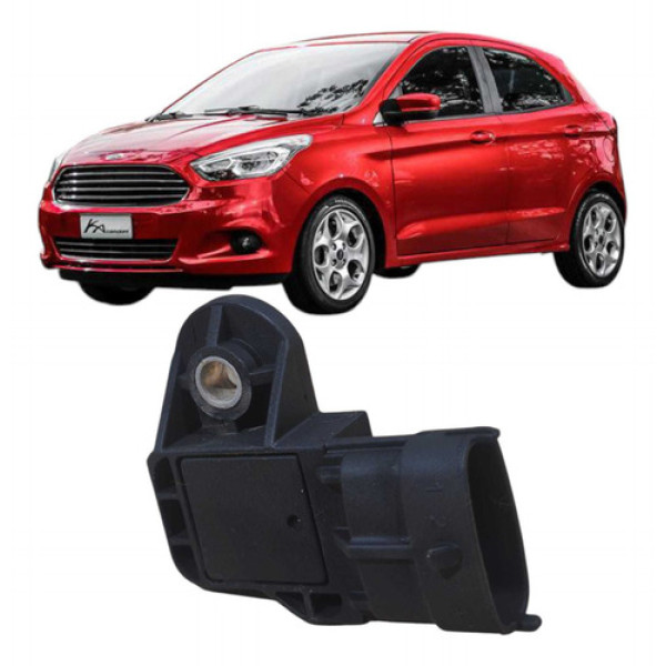 Sensor Pressao Ar Ford Ka 2015 1.0 3c Preto