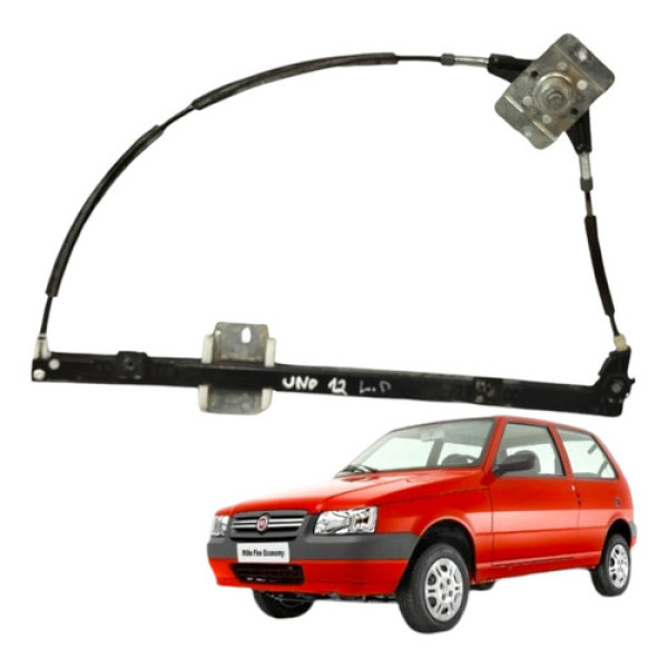 Máquina Vidro Manual Uno Dianteiro Direito 2p 2012