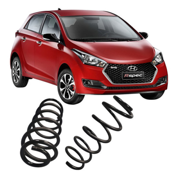 Par De Molas Traseiro Hyundai Hb20 1.0 2017-2021  .