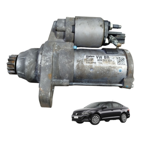 Motor Partida Arranque Virtus  Polo 1.6 16v Msi 2016 A 2021
