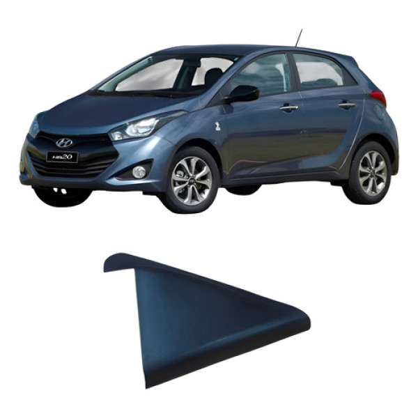 Moldura Interna Traseira Esquerda Hyundai Hb20 2017 839111s2 Preto