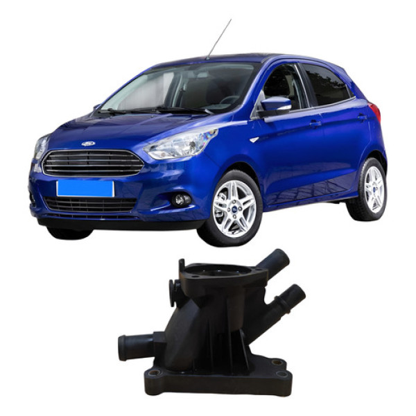 Carcaça Válvula Termostática Ford Ka 1.0 3c 2018 9k478