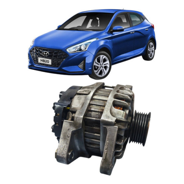 Alternador Motor 90a Hyundai Hb20 1.6 16v 4cc 2013 A 19