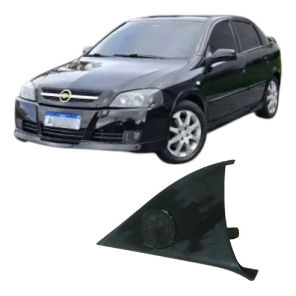 Moldura Esquerda Retrovisor Chevrolet Astra 2002 Original Preto