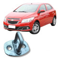Batente Trava Porta Dianteira   Chevrolet Onix 2014 Prateado