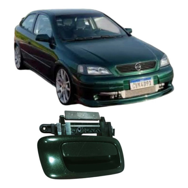 Maçaneta Porta Traseira Direita Gm  Astra 2002 1.0 Original Verde Traseira