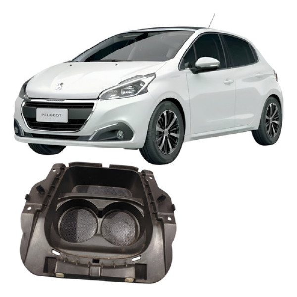 Porta Copos Console Peugeot 208 2017 9678475777 Branco