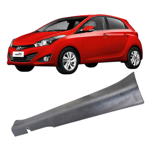 Soleira Dianteira Esquerda Hyundai Hb20 1.0  2018 858711s000 Preto