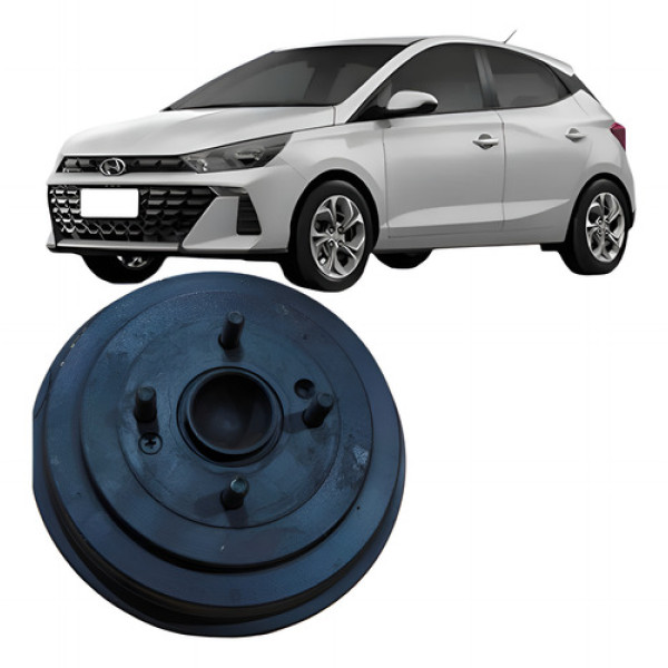 Tambor Freio Traseiro Esquerdo Hb20 1.0 3 Cilindros 2021  .