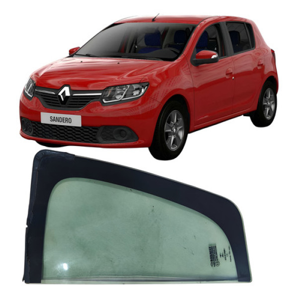 Vidro Vigia Traseiro Direito Renault Sandero 2017 43r001150