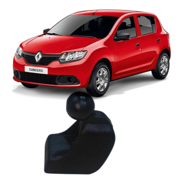 Suporte Retrovisor Interno Central Renault Sandero 2019 