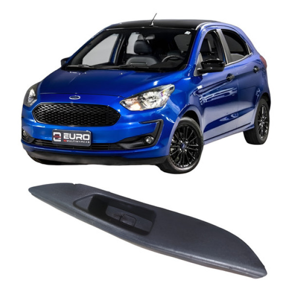 Moldura Botão Vidro Traseiro Esquerdo Ford Ka 2014 A 2021