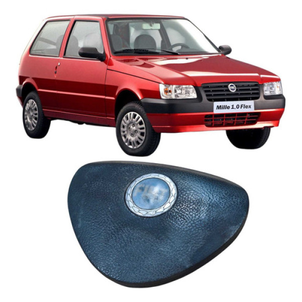 Capa Volante Direçao Fiat Uno Mille 2006 B2851390 Preto