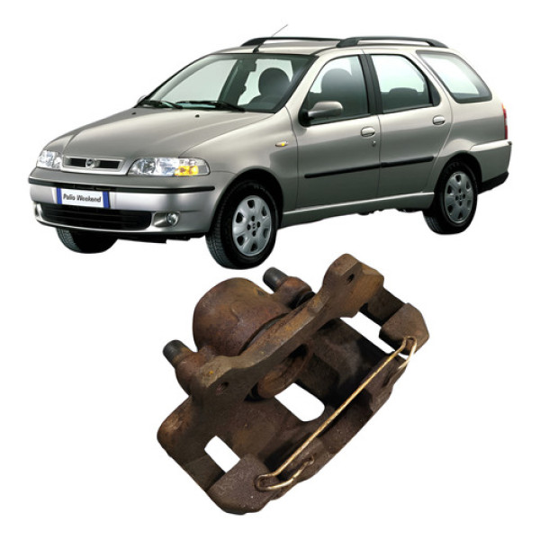 Pinça Cavalete Dianteira Direita Fiat Palio Weekend 96 À 03
