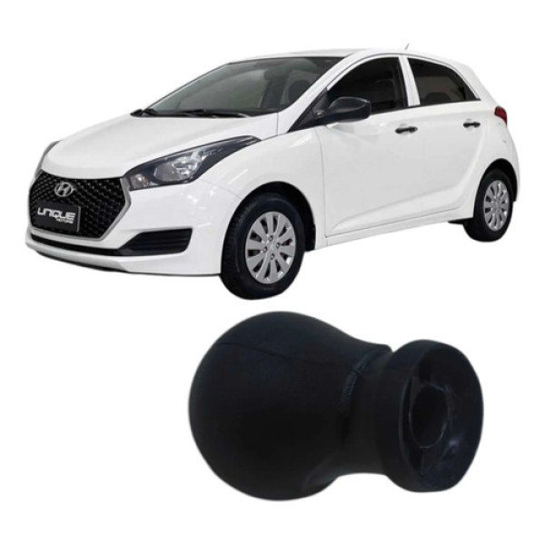 Manopla Alavanca Câmbio Hyundai Hb20 2016 2017 2018 Original Preto