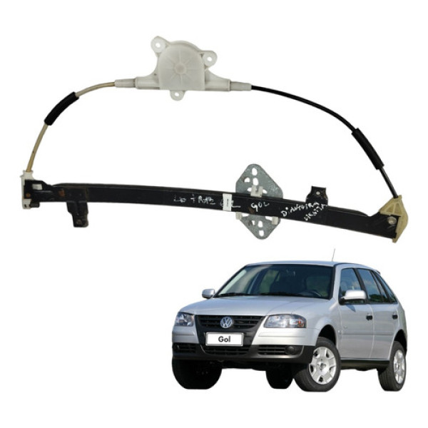 Maquina De Vidro Eletrica Traseiro Diregol  4p 2006 A 2010