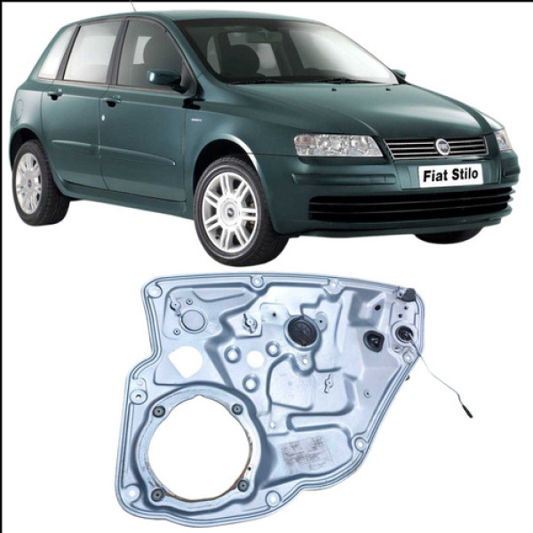 Forro Porta Traseira Direita Fiat Stilo 2003 1.8 4c .