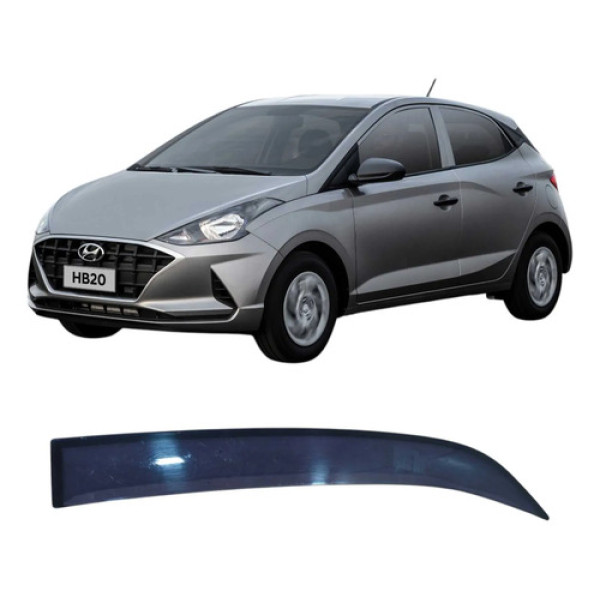  Calha Chuva Traseira Esquerda Hb20 1.0 3c 2020 Preto