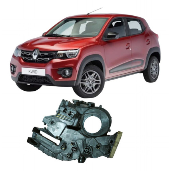 Lateral Caixa Ar Condicionado Kwid 2019 1.0 3c 272706572r Preto