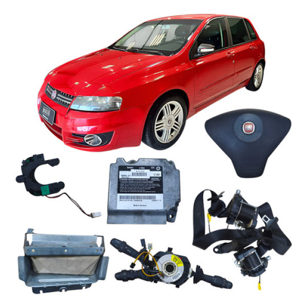 Kit Airbag Fiat Stilo Dualogic 1.8 4c 2009 16080717d Bege