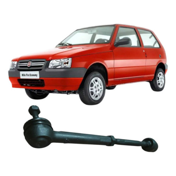 Terminal Caixa Direção Fiat Uno Mille 2010 1.0 2p Original