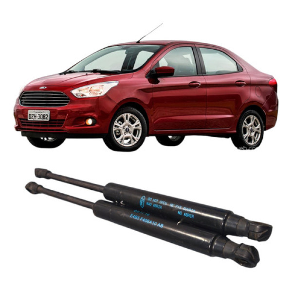 Par Amortecedor Tampa Traseira Ford Ka 2014 A 2018 2019