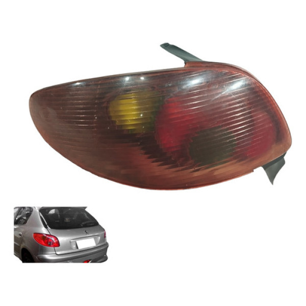 Lanterna Traseira Esquerda Peugeot 206 2001 A 2008 Esquerdo/motorista 1#