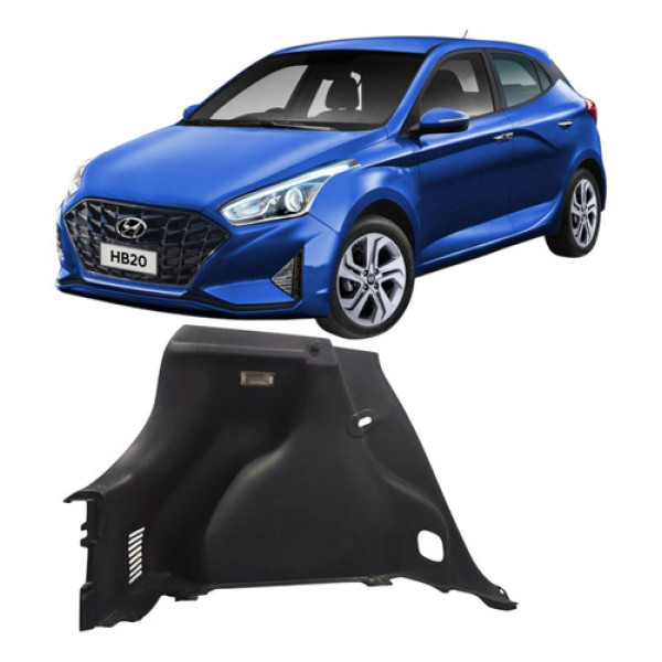 Forro Acabamento Porta Malas Hb20 Hatch 2012 2019 Esquerdo