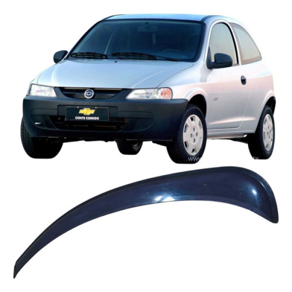 Calha Vidro Porta Dianteira Esquerda Chevrolet Celta 2003 Preto