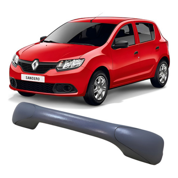 Alça De Teto Pegador De Mão Pqp Renault Sandero 2019 Cinza Cinza