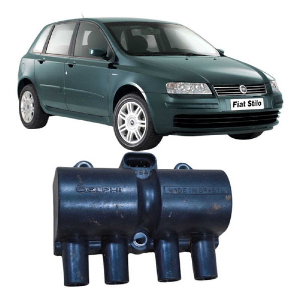 Bobina De Igniçao Fiat Stilo 1.8 2003 93363483
